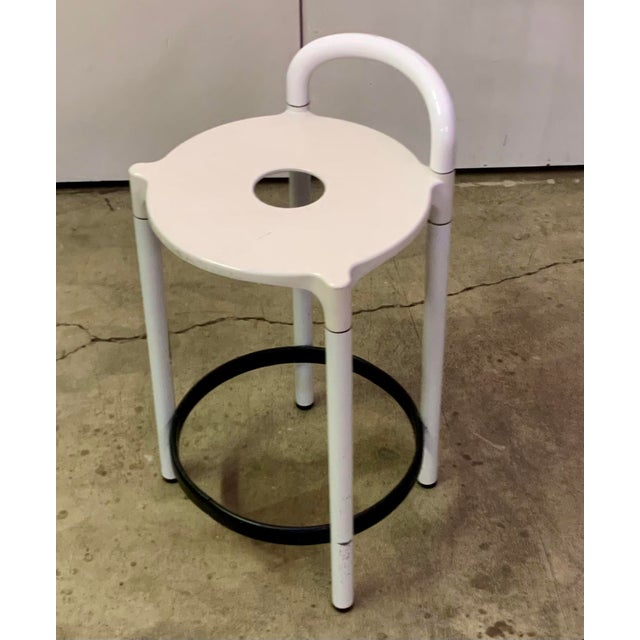 Plastic Set of Three Stools Attributed to Anna Castelli Ferrieri for Kartell, 1980s For Sale - Image 7 of 14