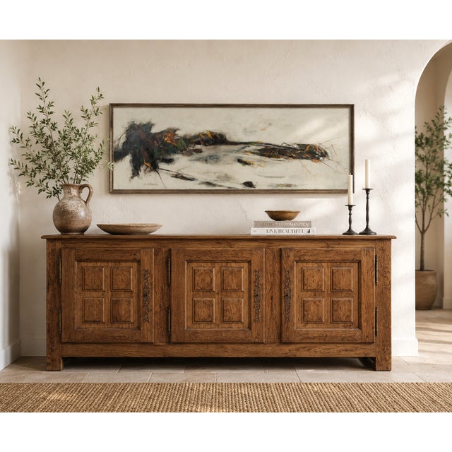 John D. Boison Large Organic Abstract Oil Painting, 49" Long For Sale - Image 10 of 10
