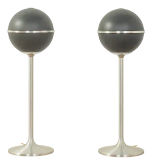 Audiorama 4000 Spherical Loudspeaker from Grundig, 1970s, Set of 2