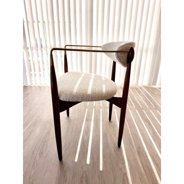 Wood Mid 20th Century Viscount Chair Attributed to Dan Johnson For Sale - Image 7 of 17