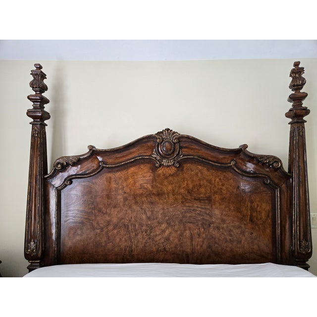 French Marge Carson Verona Four Poster Eastern King Bed For Sale - Image 3 of 11
