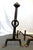 Early 1900's Addison Mizner Mediterranean/ Spanish Colonial Revival Hand Forged Wrought Iron Andirons - A Pair For Sale - Image 4 of 18
