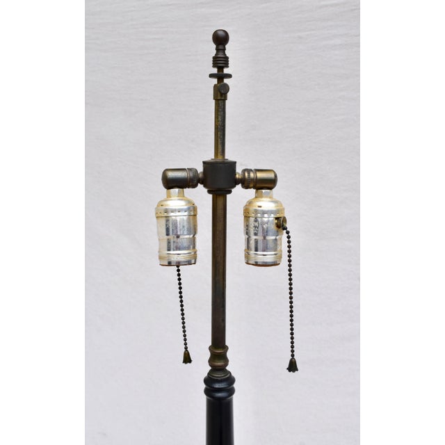 William " Billy " Haines Faux Bamboo Chinoiserie End Table Floor Lamp For Sale - Image 4 of 6