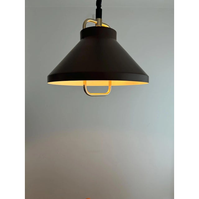 Fog & Mørup Rise-and-Fall Tarok Pendant Lamp by Jo Hammerborg for Fog & Mørup, 1970s For Sale - Image 4 of 12