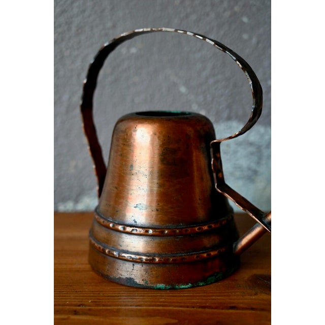 Brutalist Hammered Copper Watering Can, 1960s For Sale - Image 4 of 8