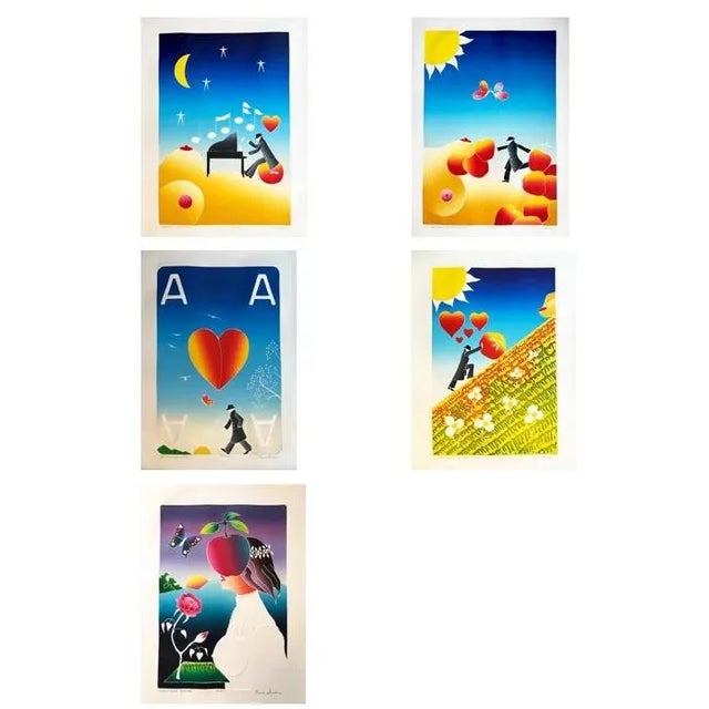 Misha Moracha - Set of 5 Lithographs For Sale