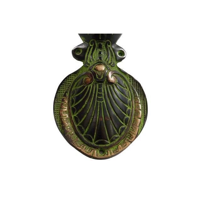 Green Brass Owl Door Knocker For Sale In Tampa - Image 6 of 6