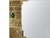 Contemporary Striped Brass Wall Mirror with 6 Green Murano Glass Jewels from Justfurnituress SRL For Sale - Image 3 of 5
