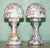 Circa 1950's Italian Murano Millefiori Glass Mushroom Table Lamps A wonderfully colourful pair of Italian Murano-...