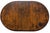 Onyx 20th Century Colonial Revival Pedestal Dining Table | Old Town Chapel™ Aged Hickory | Extending 42” Round to 54” Oval For Sale - Image 8 of 8