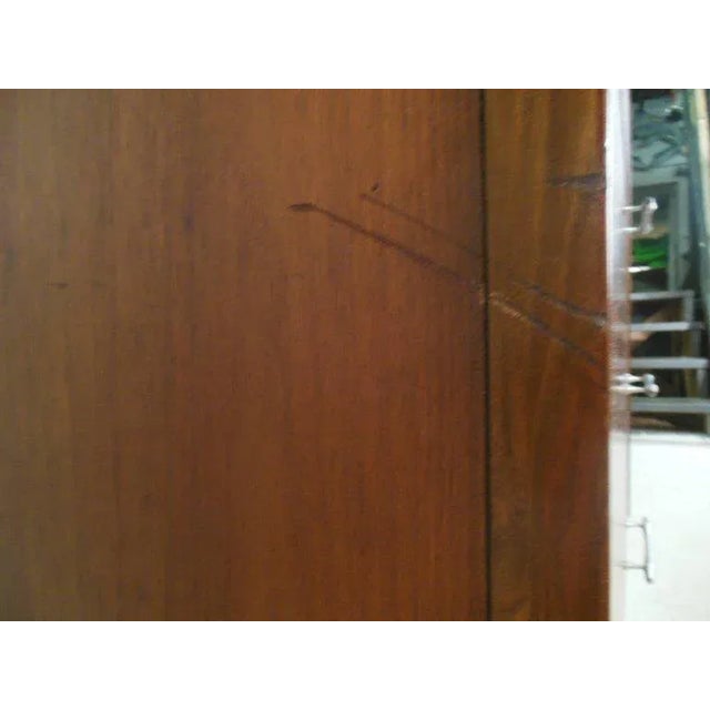 Mid-century Modern Walnut Highboy Dresser For Sale - Image 5 of 8