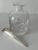 Metal Crystal Italian Pampaloni Decanter with Sterling Silver Cone Style Stopper For Sale - Image 7 of 9