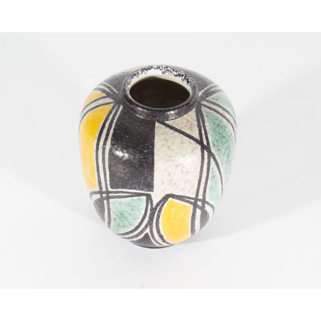 German Ceramic Vase by Wilhelm Herkenroth For Sale - Image 4 of 8