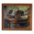 1960s Vintage Turner Still Life Oil on Canvas Painting in Wood Frame For Sale