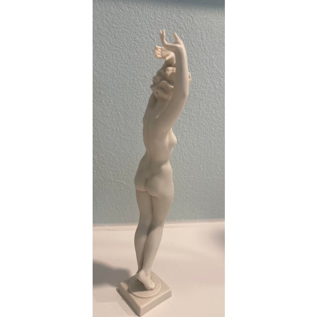 Ceramic Hutschenreuther Germany Lovely Porcelain Figurine Signed C Werner For Sale - Image 7 of 7