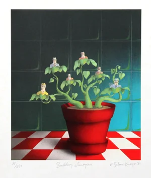 Budding Lawyers II, E. Salem Krieger Screen Print