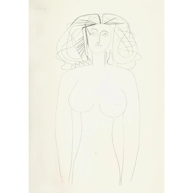Plate 9 (Portrait of a Nude Woman) Pablo Picasso Year: of Original: 1946 | Year Printed: 1952 Medium: Pochoir on Lana...
