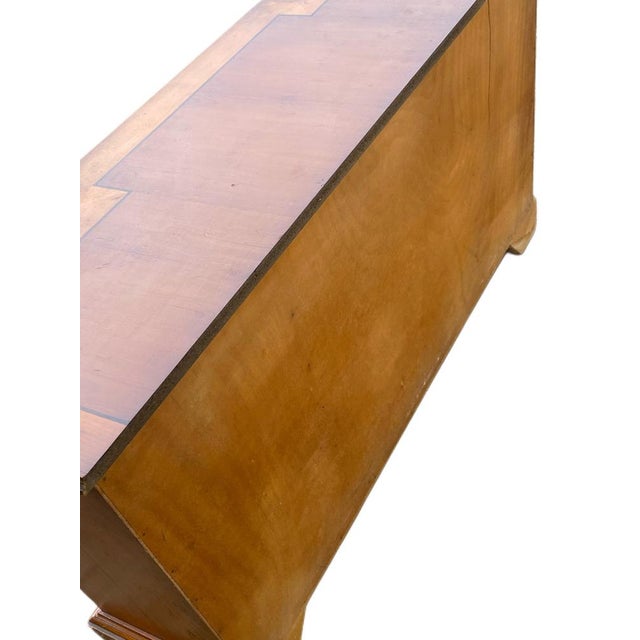 Brown Small English Empire Style Sideboard, 1950s For Sale - Image 8 of 9