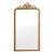 19th Century French Louis XVI Carved Giltwood Mirror With Ribbon Bow Crest For Sale