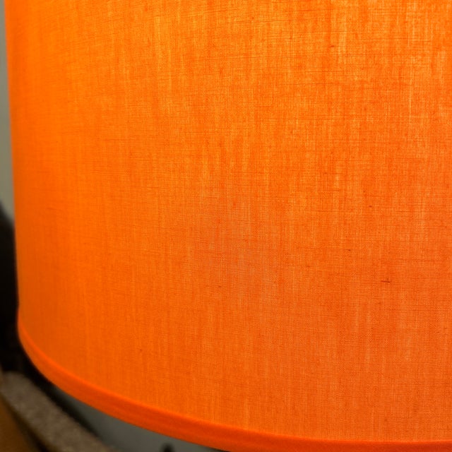 Tan Agave Tree Trunk Standing Floor Lamp Custom Shade For Sale - Image 8 of 10