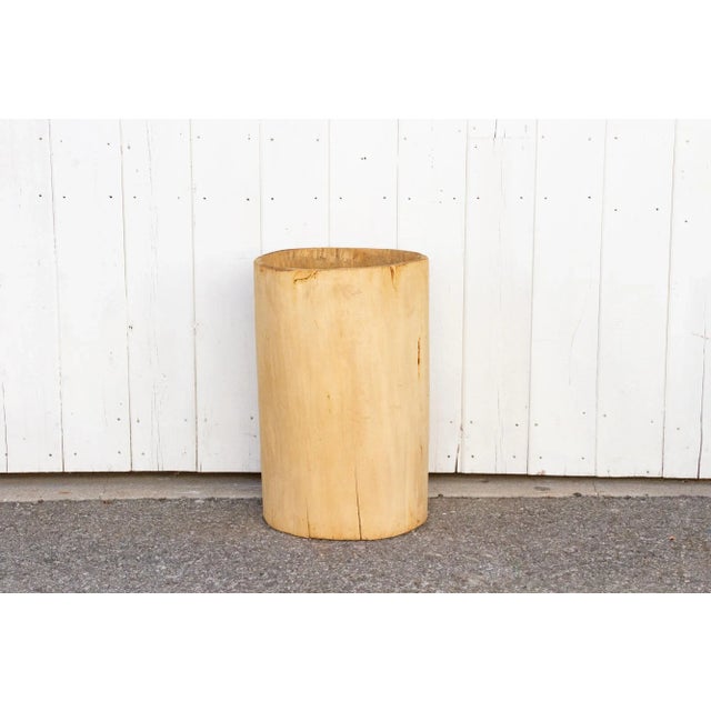 Tall Bleached Wood Asian Planter For Sale - Image 10 of 10