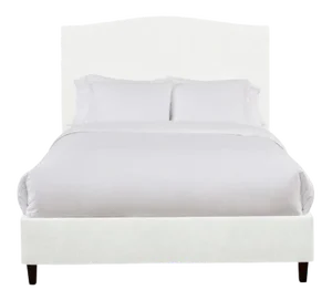 Hazel Full/Double Bedframe, Ivory Linen