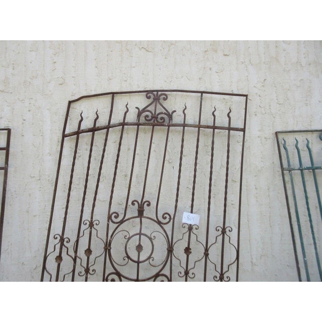 Victorian Antique Victorian Iron Gate For Sale - Image 3 of 6