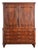 18th Century Dutch Louis XVI Style Mahogany Cabinet For Sale