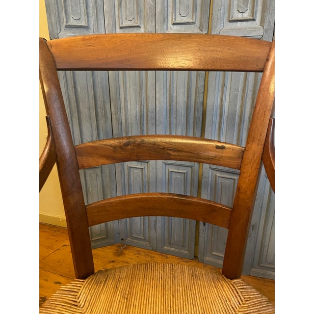 Antique Farmhouse French Armchair, 1880 For Sale - Image 6 of 16