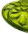 1960s Indiana Glass Green Deviled Egg and Relish Platter/Serving Tray For Sale In Tampa - Image 6 of 12