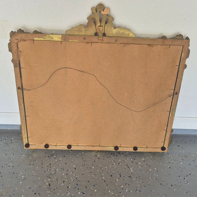 Glass Regency Gilt Wall Mirror, 1920s For Sale - Image 7 of 7