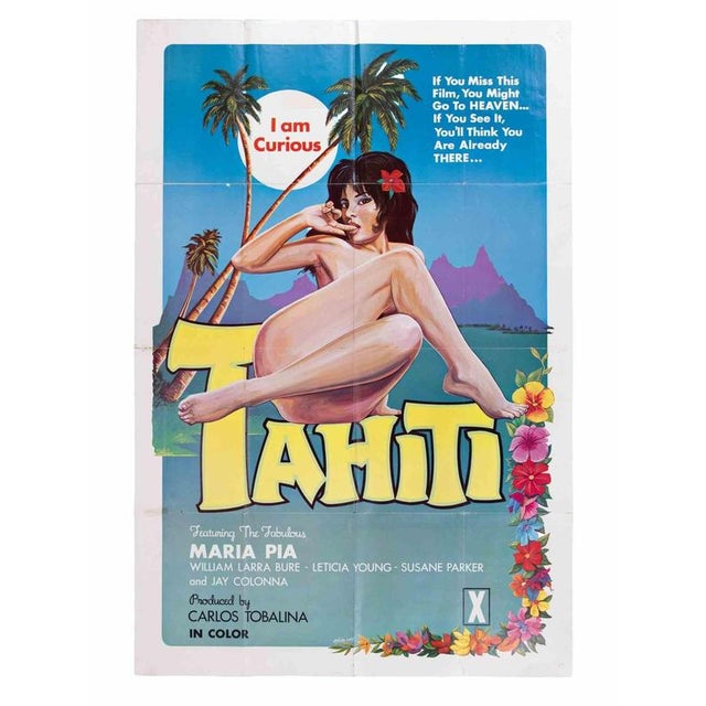 U.S. One-Sheet (27 × 41 in.), Carlos Tobalina Productions. X-rated exploitation film starring Maria Pia. Illustrated nude...