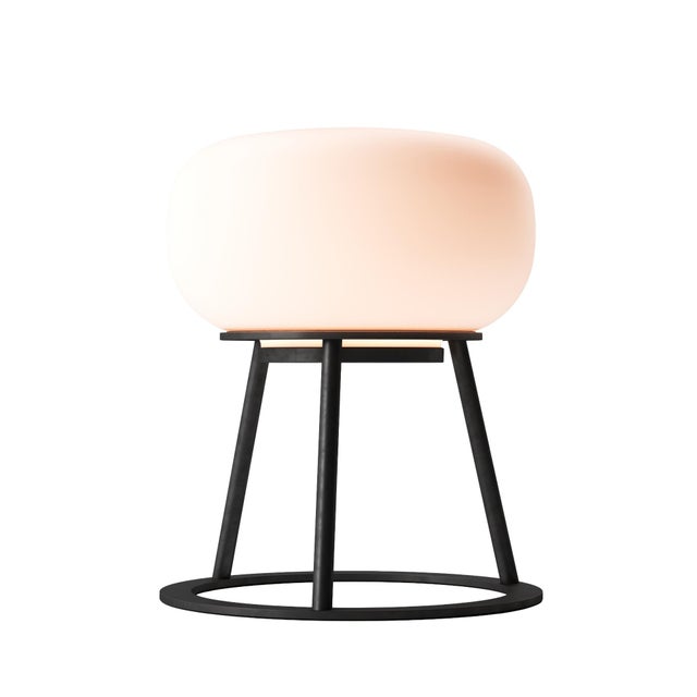 2020s TRIPOD Rechargeable Cordless LED Table Lamp, 3-Levels Brightness Touch Sensor Control, Black For Sale - Image 5 of 14