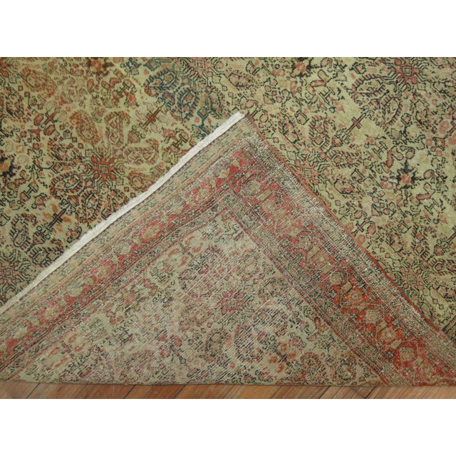 Late 19th Century Fine Persian Senneh Rug - 4'6" x 6' For Sale - Image 9 of 18