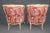 Wood Gorgeous Pair of Paint Decorated Upholstered French Large Bergere Chairs For Sale - Image 7 of 13