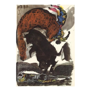 Pablo Picasso Death of Matador Toros Y Toreros Lithograph For Sale