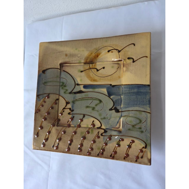 Studio Pottery Ceramic Trivet Stand by Niek Hoogland, 2003 For Sale - Image 9 of 10