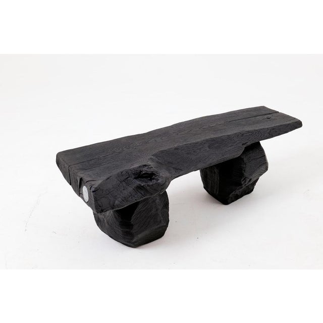 Wood Bench by Logniture For Sale - Image 12 of 14