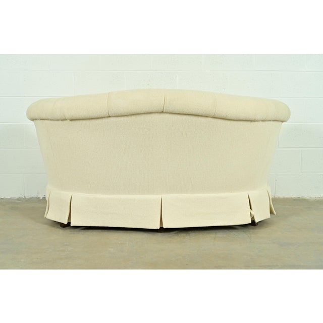 Baker Furniture Mid-Century Hollywood Regency Tufted Sofa or Loveseat, Circa 1960s For Sale - Image 11 of 14
