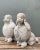 Sculpture Materials Vintage Cement Poodle Sculptures - A Pair For Sale - Image 7 of 12