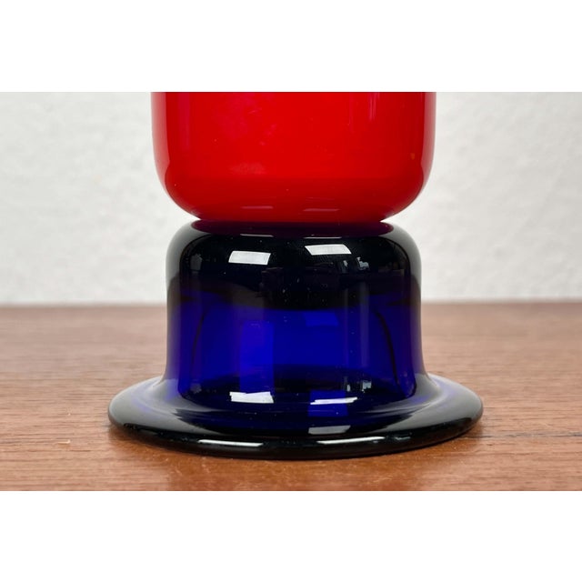 Mid-Century Modern Danish Carnival Series Vase by Christel Holmgren Exner for Holmegaard, 1970s For Sale - Image 10 of 18