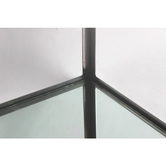 Modern Two-Tier Aluminum Coffee Table For Sale - Image 3 of 11