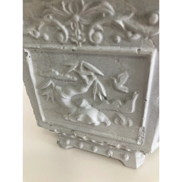Asian Cast Stone Cache Pot-2 For Sale - Image 9 of 10