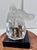 Kitty Cantrell “Devotion” Limited Edition Lucite & Pewter Wolf Sculpture With Lighted Base For Sale - Image 10 of 17
