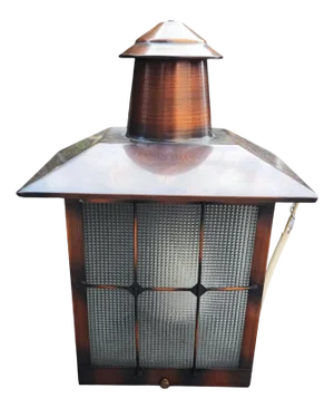 Vintage Wall Lamp in Copper, 1970s