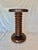 20th Century French Walnut Pedestal Side Table in the Style of Charles Dudouyt For Sale - Image 4 of 14