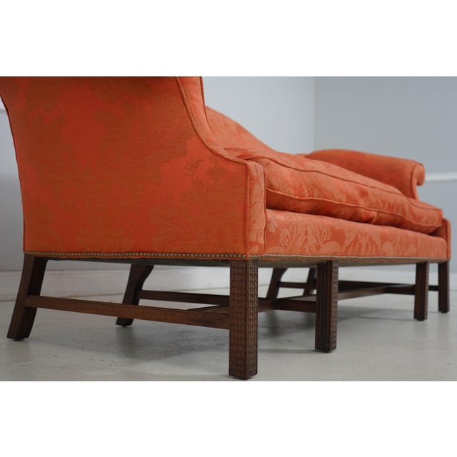 Kittinger Chippendale Style Camelback Sofa - New Upholstery For Sale - Image 11 of 18