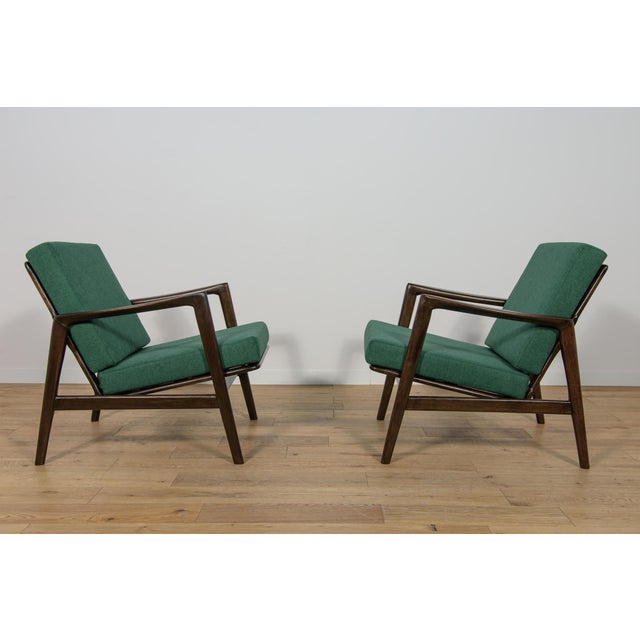 Set of Model 300-139 Armchairs from Swarzędz Furniture Factory, 1960s For Sale - Image 6 of 18