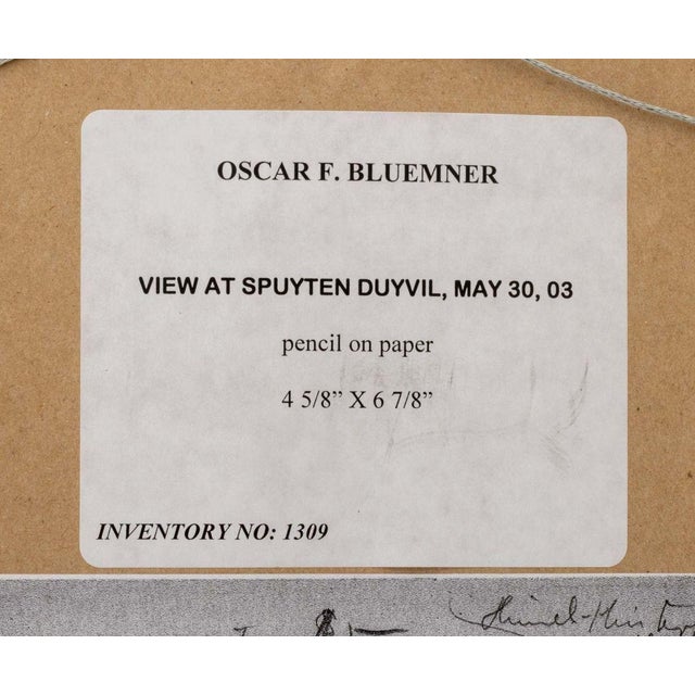 Oscar F. Bluemner Landscape Scenes Graphite, 2 For Sale - Image 11 of 12