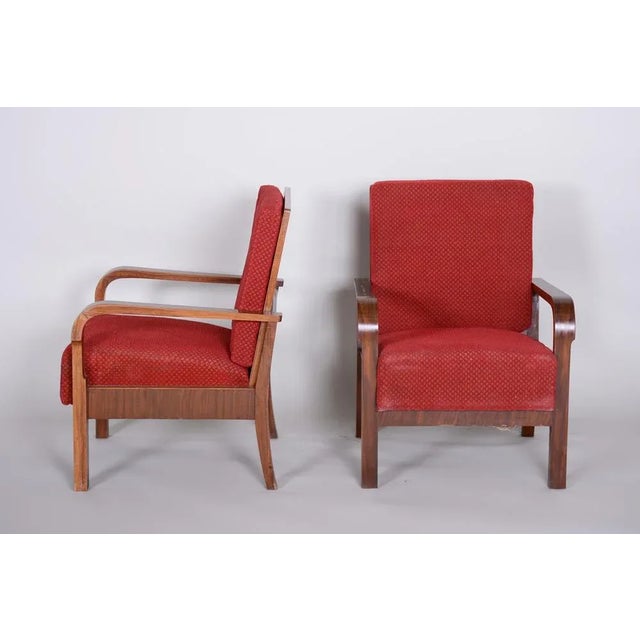 According to the original process, our professional refurbishing team in Czechia has restored and reupholstered the item....